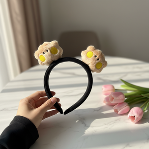 Diademas de Peluche Personalizadas para Mujer, Diademas de Pelo Suaves de Piel Sintética con Logotipo Bordado, Regalos para Fiestas, Promoción de Marca - Product Image 2
