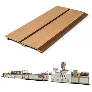 Plastic 600mm WPC profile making machine for interior wall panel cladding production line
