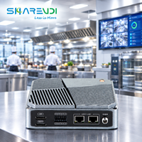 Mini PC AI Edge Computing RK3588 8 cœurs 64 bits 6 TOPS NPU Double Ethernet Gigabit pour l'analyse IA en cuisine intelligente/Construction