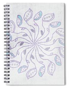 Quaderno a Spirale Orizzontale Henry con Motivo Floreale Mandala, Mini Blocco a Griglia Impermeabile per Scuola/Ufficio, Personalizzabile per Studenti - Product Image 2
