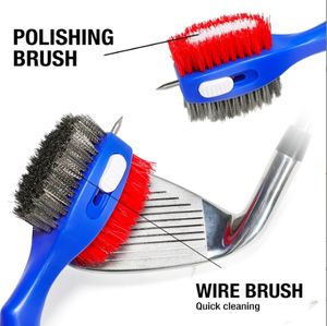 Brosse de nettoyage pour clubs de golf avec poignée ergonomique et cordon rétractable de 2,5 pieds - Brosse et nettoyeur robustes pour clubs de golf pour golfeurs - Product Image 5