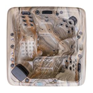 Moda puesta de sol 5 personas bañeras de <span class=keywords><strong>Spa</strong></span> al aire libre EE. UU. Balboa bañera de hidromasaje <span class=keywords><strong>Spa</strong></span> exterior Whirlpool masaje Jets esquí sobre el suelo piscina - Product Image 1