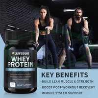 Ausreson Isolat de Protéine de Lactosérum en Poudre et Capsules – Compléments Sportifs en Vrac pour Prise de Masse – Pré-entraînement Créatine et Protéines de Lactosérum en Capsules