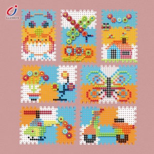 Chengji – matériel éducatif <span class=keywords><strong>de</strong></span> bricolage, <span class=keywords><strong>jeu</strong></span> créatif, jouets pour enfants, blocs <span class=keywords><strong>de</strong></span> construction, <span class=keywords><strong>mosaïque</strong></span>, Pegboard, Puzzle à ongles en forme <span class=keywords><strong>de</strong></span> champignons - Product Image 2