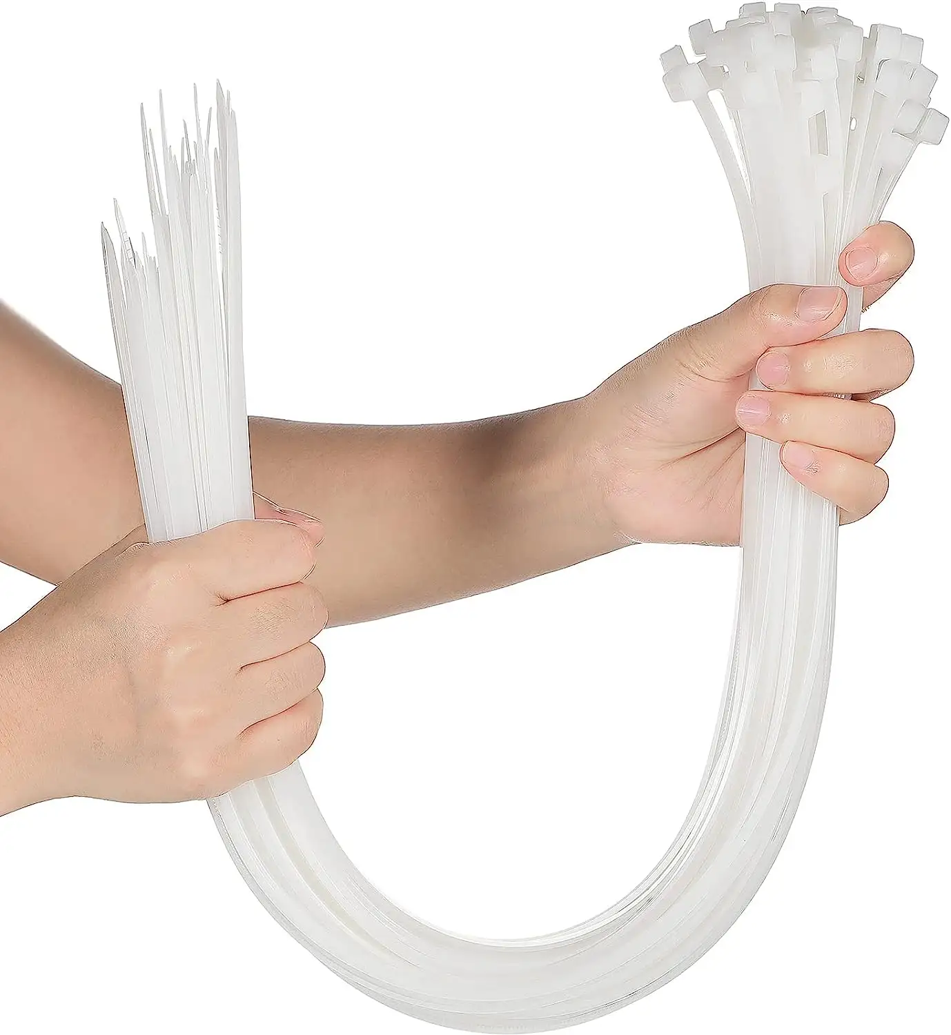 Full sizes 4"~48" inch fastening self-locking nylon cable zip ties heat resistant adjustable plastic cable straps