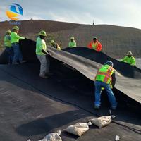 Lámina de Geomembrana de HDPE para Piscifactorías, Camaroneras, Revestimiento de Presas y Vertederos - Anti-UV, Duradera, Garantía de 5+ Años