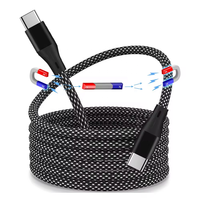 Produits tendance 2024 nouveautés Cordons de chargeur rapide magnétique 60W Câble USB C magnétique sans enchevêtrement