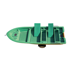 Barco de Pesca de Polietileno de 4-8m con Casco Resistente y Motor Fuera de Borda, Embarcación para Pesca Marítima - Product Image 3