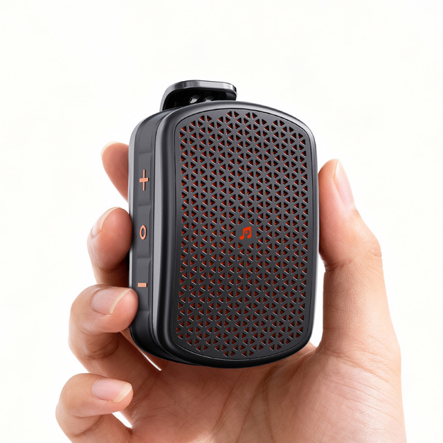Clip Wearable Magnetic Adsorption Mini Portable IPX7 Waterproof Outdoor ENC TWS for 5.4 5W Stereo Wireless Plastic Speaker