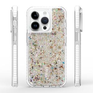 Funda Magnética para Teléfono Móvil, Mate, Transparente, TPU, TPE, PC, 3 en 1, Personalizada, con Diseño de Madreperla, para iPhone 16, 15, 14, 13, 12 Pro Max - Product Image 6