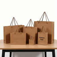 Tas Kado Kertas Kraft Logo Kustom, Warna Perak, Papan Ivory, untuk Pakaian, Belanja, Perhiasan, Jam Tangan, Promo 2026