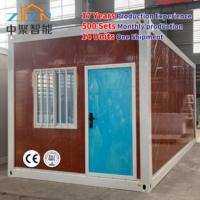 Maison conteneur de luxe préfabriquée et démontable STC de 40 pieds, gain de place