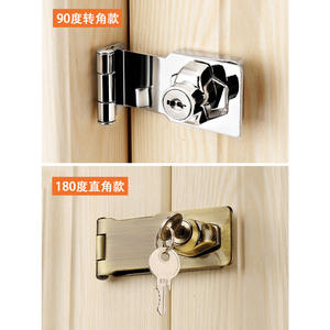 Cerraduras para Muebles sin Taladro, Pestillos para Puertas de Madera y Hierro, Pernos para Cajones, Armarios y Gabinetes con Diseño de Pestillo de Gancho - Product Image 2