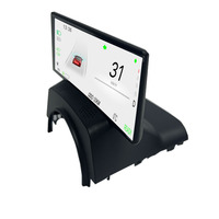 Tableau de bord tactile IPS 6,86'' pour Tesla Model 3 Y avec CarPlay sans fil, Android Auto, caméra frontale, amplificateur USB, écran