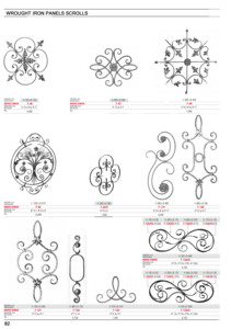 Componenti in Ferro Battuto, Elementi Metallici Rotondi per Decorazioni Murali, Ornamenti e Design per Ringhiere di Scale, Corrimano, Balconi e Cancelli - Product Image 4