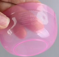 Masque facial en plastique Bol à mélanger et grattoir Ensemble de bols à mélanger pour masque facial Bol et cuillère pour masque facial aux algues