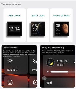 Tuya không dây nhà thông minh ZigBee Gateway Alexa điều khiển bằng giọng nói 4-inch cuộc sống thông minh trung tâm bảng điều khiển màn hình cảm ứng - Product Image 4