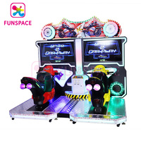 Machine de Jeu Simulateur d'Arcade Moto avec Volant – Équipement de Divertissement Intérieur pour Simulateur de Conduite