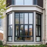 XIYATECH Fenêtres résidentielles modernes personnalisables en verre trempé insonorisé, fenêtres panoramiques en aluminium, baies vitrées à vendre