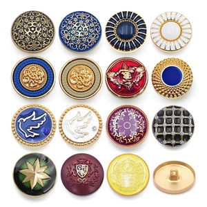 Botones de metal para sastrería, ecológicos, servicio personalizado, cuadrados, rectangulares, varios tipos de aleación, cierres para trajes, blazers, esmoquin y abrigos. - Product Image 3