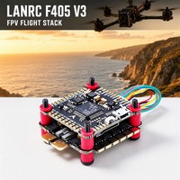 Module de vol LANRC F405 V3 avec contrôleur de vol F405 et ESC 4-en-1 3-6S Lipo pour drone quadricoptère FPV de course et freestyle de 5-7 pouces