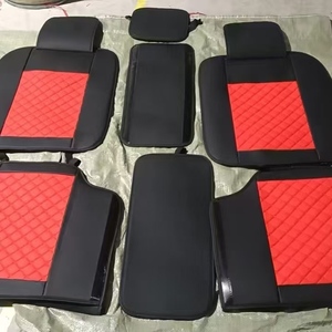 <span class=keywords><strong>Coprisedili</strong></span> <span class=keywords><strong>Auto</strong></span> <span class=keywords><strong>Universali</strong></span> in Pelle di Lusso, Set Completo di Cuscini per Sedili per Tutte le Stagioni - Product Image 5