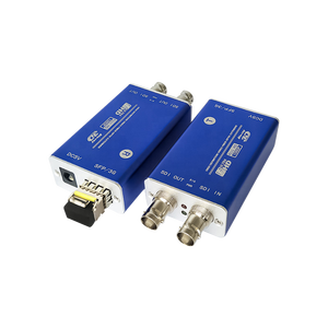 3g-sdi到单模lc光纤,带环路出3g-sdi光纤发射器和接收器