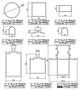 Perfiles de Aluminio L, <span class=keywords><strong>T</strong></span>, Z en Gris Mate, Aptos para Ventanas Alco-5 en el Mercado Etíope, Moldes Listos para Usar - Product Image 1