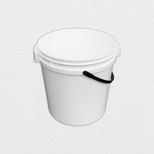 Cubo de Plástico HDPE/PP LAR SC1430 de 34L, Forma Redonda, Tapa Autosellante, Apilable, para Alimentos - Product Image 1