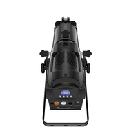 Projecteur Leko SHEHDS 250W RGBWAUV Zoom LED Blanc Silencieux Profilé pour Scène, Théâtre, École, Église