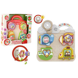 MAISON/PANNEAU ÉDUCATIF AVEC LUMIÈRES ET SONS, FORMES ASSORTIES - Product Image 1