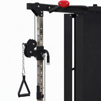 Appareil de musculation multifonctionnel à double poulie pour entraînement complet du corps, barre de traction, machine de musculation pour la maison