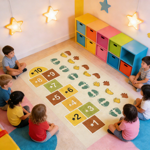 Tappeti Educativi per <span class=keywords><strong>Bambini</strong></span> Lavabili Antiscivolo Tappeti per Area Giochi per <span class=keywords><strong>Bambini</strong></span> <span class=keywords><strong>Tappeto</strong></span> per Cameretta - Product Image 2