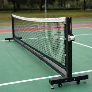 Red de Pickleball Portátil Galvanizada de Grado Resistente de 22 Pies con Ruedas para Fácil Movilidad, Altura Reglamentaria para Interiores/Exteriores - Product Image 1