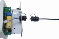 Conector RJ45 Impermeable para Montaje en Panel GIET, Acoplador de Cable Ethernet LAN 8P8C, Tapa Impermeable/Antipolvo con Dos Tapas Protectoras 8p8c