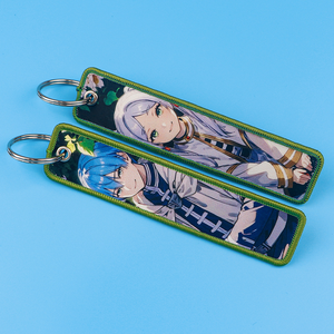 Nuevo Diseño de Llavero Bordado de Doble Cara con Personajes de Anime: <span class=keywords><strong>Shinji</strong></span> <span class=keywords><strong>Ikari</strong></span> y Rei Ayanami, para Decoración de Mochilas - Product Image 4
