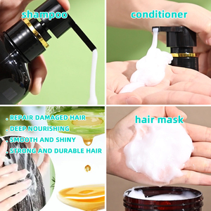 Crème capillaire bio soyeuse réparatrice hydratante nourrissante à la kératine naturelle et à l'huile d'avocat pour la croissance des <span class=keywords><strong>cheveux</strong></span> - Shampooing capillaire - Product Image 4