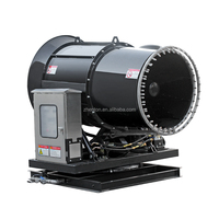 Pulvérisateur agricole électrique anti-poussière Zhenton ZT100 avec ventilateur, contrôle automatique à distance/PLC, canon à brouillard industriel