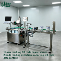 Équipement de marquage laser intégré standard GS1 pour la vérification visuelle des boîtes de lait en poudre, tri automatique, ligne de traçabilité complète