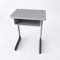 Mobilier scolaire Chaises d'école à hauteur réglable Pupitres Bureau et chaise d'étudiant Table pour enfants Ensemble de bureau d'étude à domicile