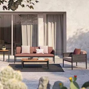 Meubles <span class=keywords><strong>de</strong></span> salon d'extérieur <span class=keywords><strong>de</strong></span> style moderne nordique moderne et luxueux ensemble <span class=keywords><strong>de</strong></span> canapés <span class=keywords><strong>de</strong></span> patio en aluminium pour <span class=keywords><strong>jardin</strong></span> villa parc pour salon - Product Image 2