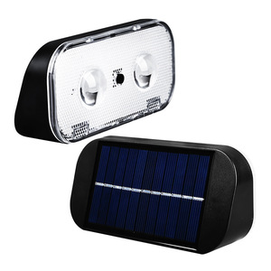 Lampe murale solaire d'extérieur 13 cm x 6 cm, éclairage LED étanche pour jardin, décoration de cour et de maison - Product Image 2