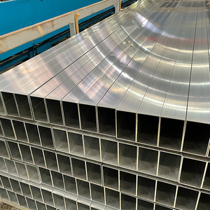 Laminé à chaud/étiré à froid 6082 T651 6061 6063 T5 creux en aluminium carré/rectangulaire Tube décoration métal alliage Al rond/ovale tuyau - Product Image 5