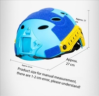 Casque de sécurité F2 certifié avec lunettes Pompier de sauvetage d'urgence ABS Red Hard Hat Protective Head Gear Equipment
