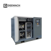 Compresseur d'air à spirale industriel sans huile DEEMACH 15kW 20HP à faible bruit DMS-20P avec moteur PM et bloc compresseur silencieux