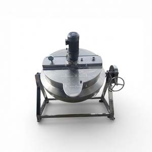 Olla de Cocción con Camisa de Vapor de Acero Inoxidable SUS304 de 300L, con Agitador Automático y Calentamiento Electromagnético para Procesamiento de Maíz - Product Image 5