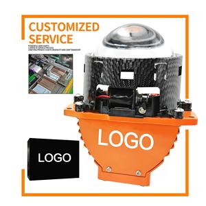 Chenlong CLT6S Sistema de iluminación automática Universal de gama alta 3 pulgadas Tres copas reflectantes Hi/<span class=keywords><strong>Lo</strong></span> Beam Led Bi-Projector Lens Headlight - Product Image 2