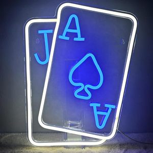 Các nhà sản xuất có thể tùy chỉnh phong cách Poker Diode đèn neon thích hợp cho rạp hát gia đình và thanh trang trí thông qua bán buôn - Product Image 2