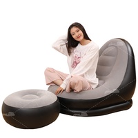 BS-sf enfants blanc air canapé chaise lit gonflable pour la rue canapé chaise canapé canapé blanc gonflable canapé