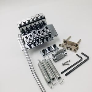 Puente de doble manillar para guitarra eléctrica, tremolo cromado con bloque de acero inoxidable, metal resistente y con joystick - Product Image 6